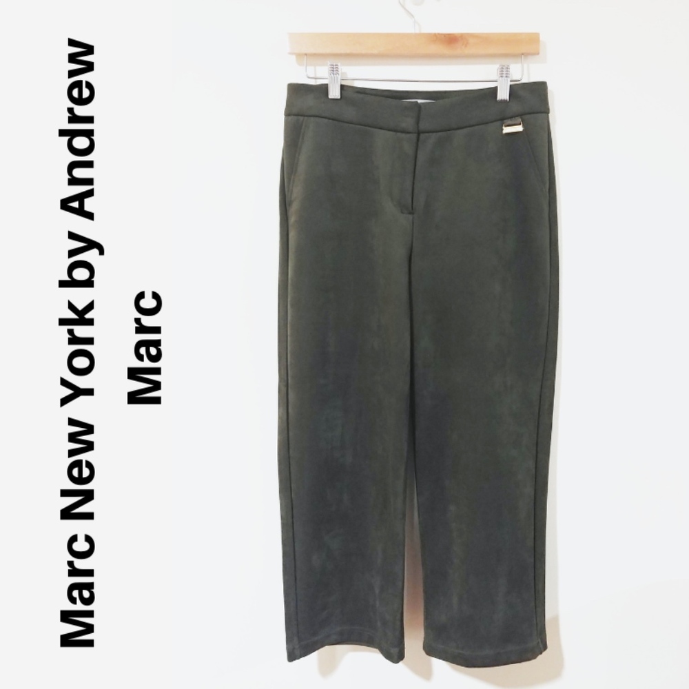 Marc New York by Andrew Marc Olive Cropped Pant